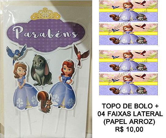 Princesa Sofia Sophia M04 - Papel De Arroz Para Bolo