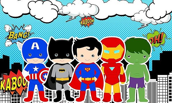 SUPER HEROIS BABY 003 A4
