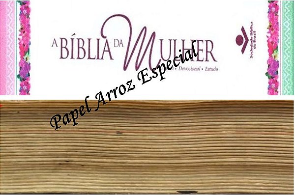 BIBLIA DA MULHER FAIXA LATERAL 9 CM