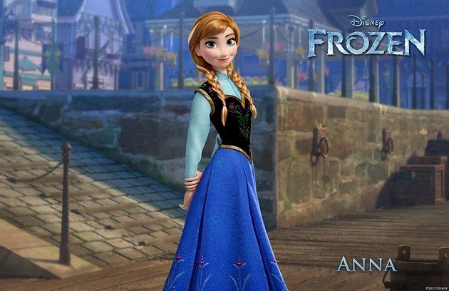Frozen Anna 001 A4