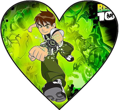 CORAÇÃO COLHER BEN 10 001(02 UNIDADES)500G