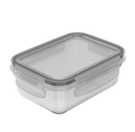 POTE CLICK RETANGULAR 380ML NATURAL