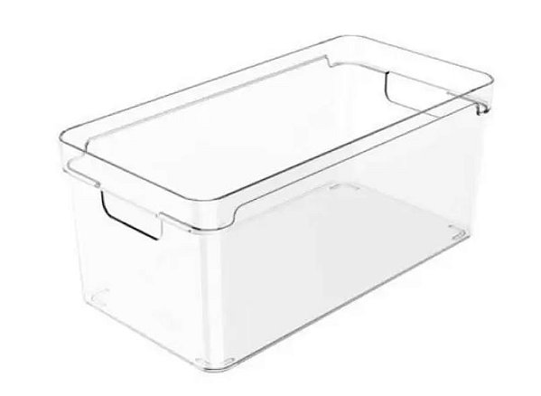 ORGANIZADOR CLEAR 30X15X13 CM NATURAL
