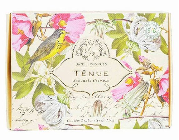 SABONETE CREMOSO EM BARRA TENUE KIT COM 02 UNID 120g - DANI FERNANDES