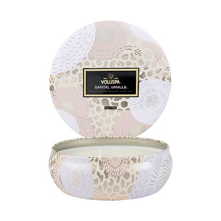 VELA VOLUSPA LATA 3 PAVIOS SANTAL VANILLE - 60H