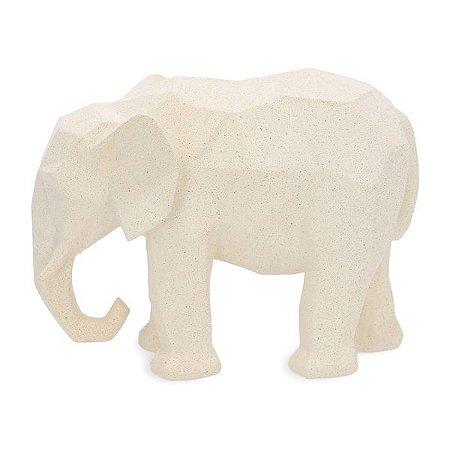 ESCULTURA DECORATIVA ELEFANTE EM POLIRESINA