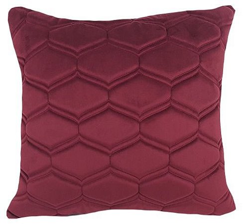 almofada em veludo alto relevo