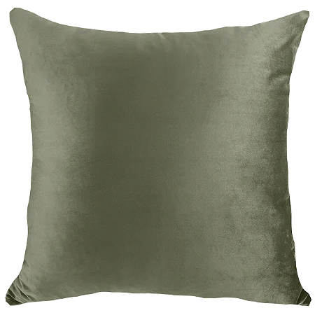 ALMOFADA VELUDO SOLT 52X52 VERDE CLARO