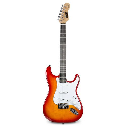 Guitarra elétrica DOD STR-1 tipo strato sunburst 6 cordas