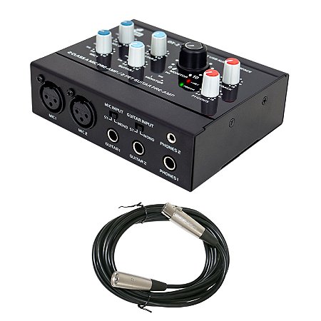 Interface de áudio USB Arcano OT-2 com pre-amp + Cabo XLR-SXB