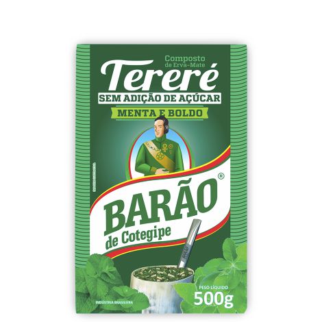 TERERE MENTA E BOLDO 500G - BARAO DE COTEGIPE