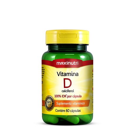 Vitamina D 100% IDR 60 caps - Maxinutri
