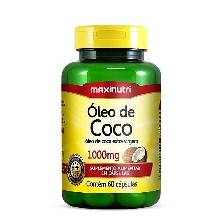 Óleo de Coco 60 caps - Maxinutri