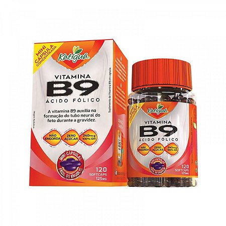 Vitamina B9 120 mini caps - Katigua