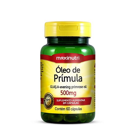 Óleo de Prímula 500 mg 60 caps - Maxinutri