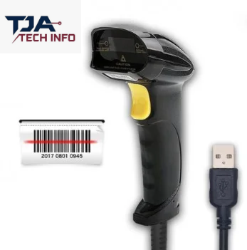 Leitor de Código de Barras a Laser com Cabo USB – Alta Precisão!