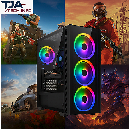 Cpu Gamer Core I5 6*geração 8gb Ssd 240gb placa de video RX 580