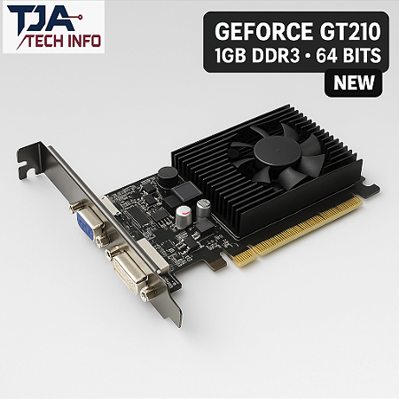 Placa De Video Geforce Gt210 1gb Ddr3 64 Bits Low Profile NOVA