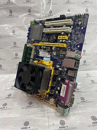 Kit Placa Mãe Athlon 4gb ddr2 c/cooler AMD SEMI