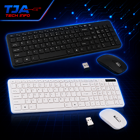 Kit Teclado + Mouse Sem Fio USB – ABNT – Novo com Garantia!