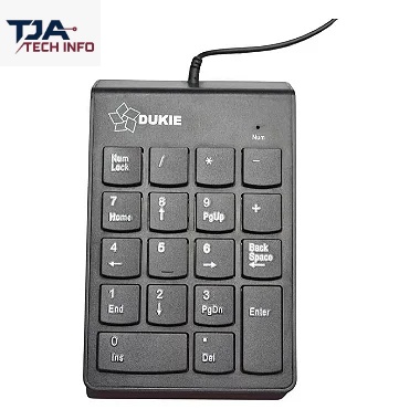 Mini Teclado Numérico USB 18 Teclas para Notebook e PC – Slim e Portátil