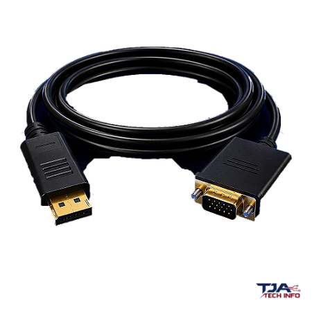 Cabo DisplayPort Macho para VGA Macho 1,8 m