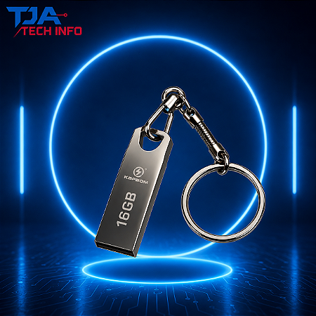 Pen Drive 16GB USB 2.0 Portátil e Rápido – Ideal para Documentos e Mídias