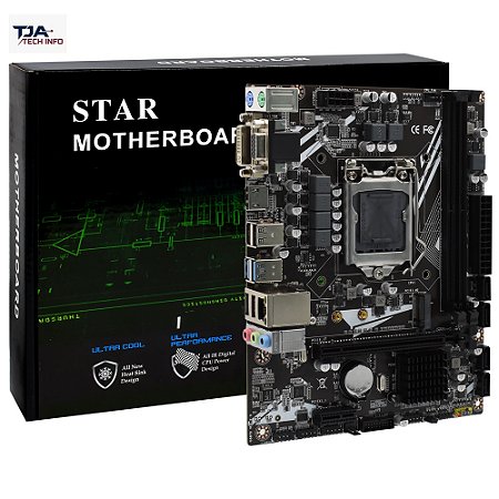 Placa Mãe Revenge TG-H510G587 DDR4 – LGA 1200 | Suporte 10ª e 11ª Geração Intel | HDMI + VGA + DVI