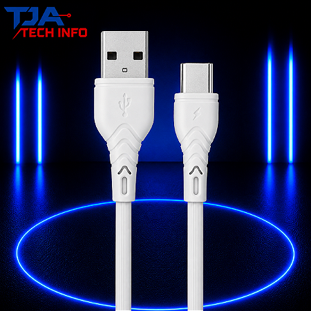 Cabo USB Tipo-C | Carga Rápida e Transmissão de Dados | Alta Qualidade | TJA Tech Info