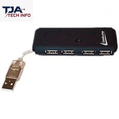 HUB USB 4 Portas Rosa GoldShip – Design Moderno, Plug & Play