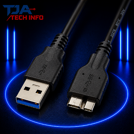 Cabo USB 3.0 A Macho para Micro B – Alta Velocidade | TJA Tech Info