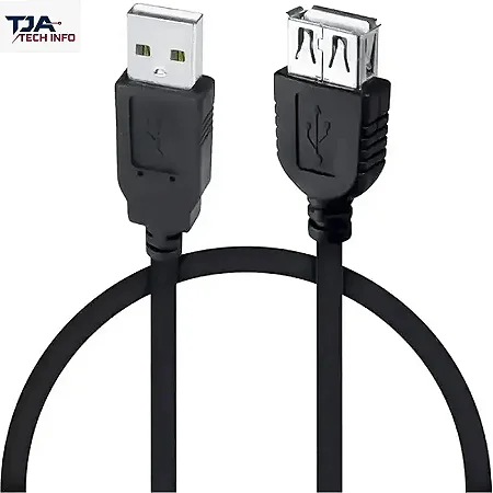Cabo USB 3.0 A Macho para USB-B Chato Duplo – 0,50m | Alta Velocidade | TJA Tech Info