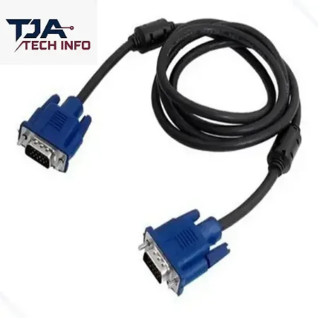 Cabo Vga Para Monitor Macho Lcd Pc Câmeras 1,5 Metros