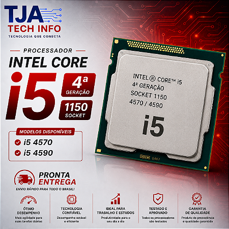 Processador Intel Core i5 4ª Geração LGA 1150 | i5-4570 / i5-4590 e Outros | OEM