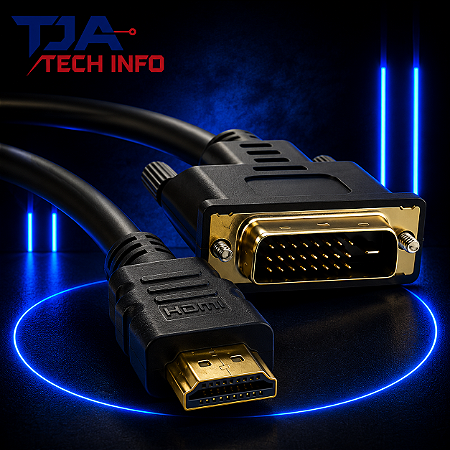 Cabo DVI-D x HDMI – Conexão Digital Full HD | TJA Tech Info
