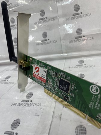 Placa Wi-Fi PCI 2.4GHz 802.11G – 54Mbps | Para PC Desktop | Wireless Interna