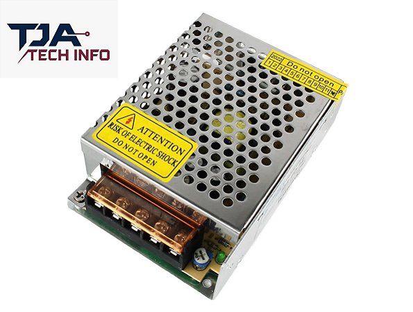 Fonte Chaveada 12V 5A Mini Colmeia Bivolt – Estabilizada e Compacta