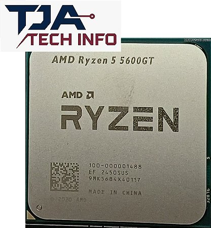 Processador AMD Ryzen 5 5600GT AM4 | Com Vídeo Integrado | 6 Núcleos 12 Threads + Cooler TJA TECH INFO