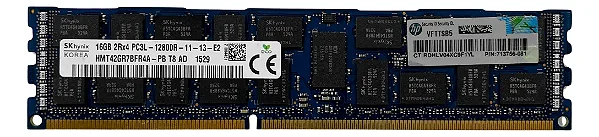 Memória Sk Hynix 16gb 2rx4 Pc3l 12800r Hmt42gr7bfr4a-pb