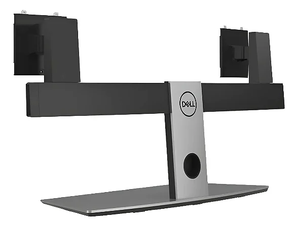 Suporte Dell Para Dois Monitores Mds19 Cor Preto Preto/prata (Usado)