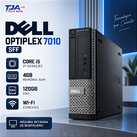 Computador Dell OptiPlex 7010 SFF Core i5 3ª Geração 4 GB SSD 120 GB Wi-Fi