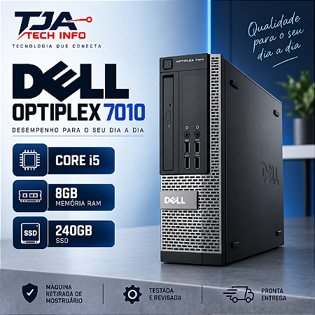 Computador Dell OptiPlex 7010 Core i5 8 GB SSD 240 GB