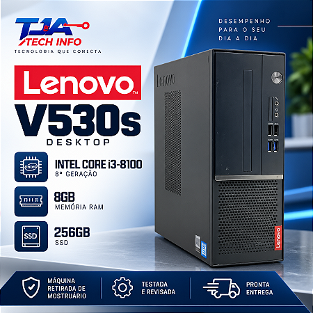 Computador Lenovo V530s Core i3-8100 8 GB SSD 256 GB