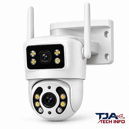 Câmera Wi-Fi Externa JT-9697PRO Dupla iCSee