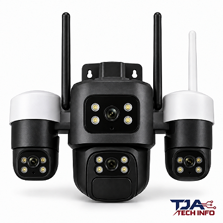 Câmera Wi-Fi Externa 3 em 1 12 MP iCSee