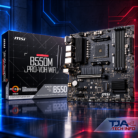 Placa-mãe MSI B550M PRO-VDH WIFI AM4 DDR4