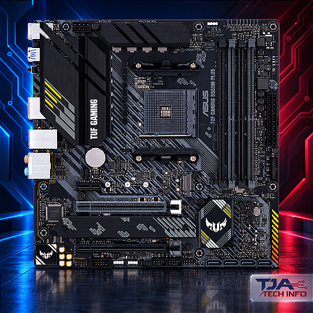 Placa-mãe ASUS TUF GAMING B550M-PLUS AM4 DDR4
