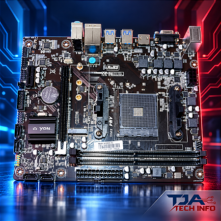 Placa-mãe YON A520M AM4 DDR4