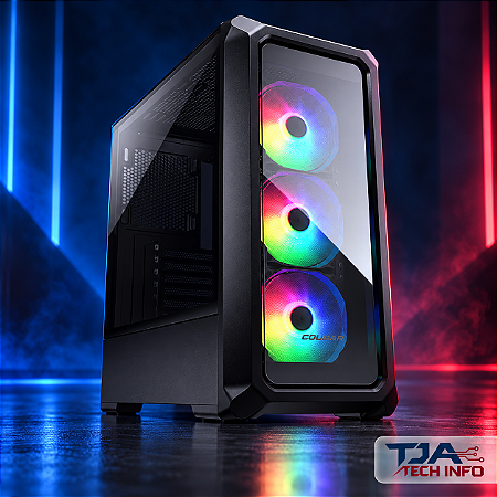 Gabinete Gamer Cougar Archon 2 RGB Preto – 3 Ventoinhas