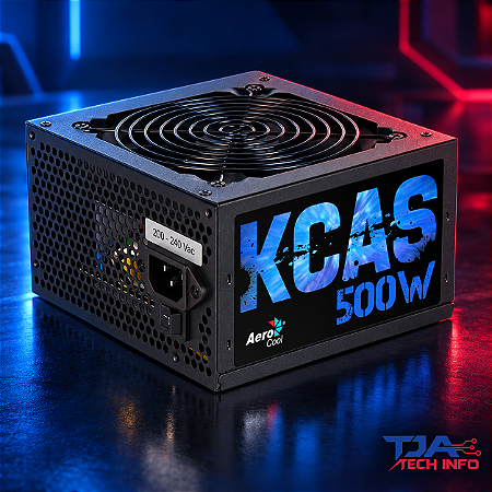 Fonte Aerocool KCAS 500W 80 Plus Bronze
